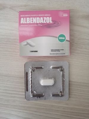 Albendazol comprimidos 200MG 400MG Medicamento anti- parasitário BP / USP
