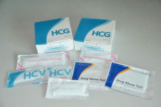 10 - 20 minutos kits de teste rápido HCG Strip / Midstream para a detecção precoce da gravidez