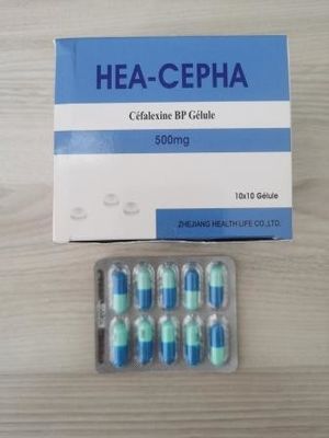 Cefalexina Cápsulas 250MG 500MG BP / USP Antibióticos Medicamentos
