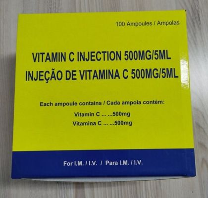 Vitamina C Injecção 500 mg/5 ml