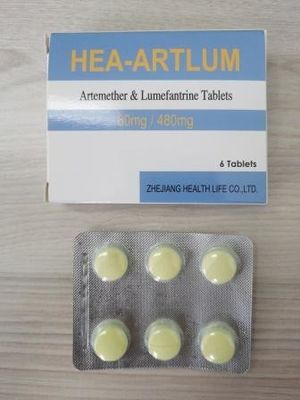 Artemether e Lumefantrina comprimidos 20MG + 120MG 40MG + 240MG 3*4' s / Caixa 3*8' s / Caixa