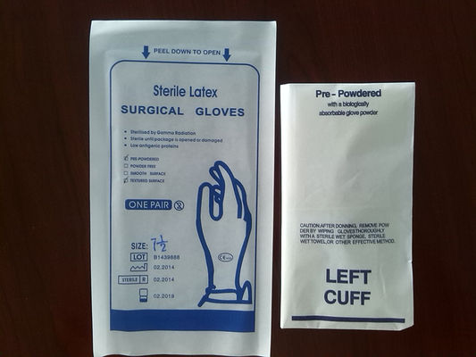 Luvas Cirúrgicas Disponíveis de Látex, em Pó e Sem Pó 6.0 6.5 7.0 7.5 8.0 8.5 9.0