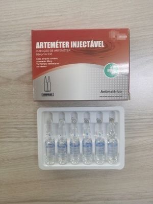Injecção de Artemether 40MG / ML 80MG / ML Medicamento Antimalarial BP / USP