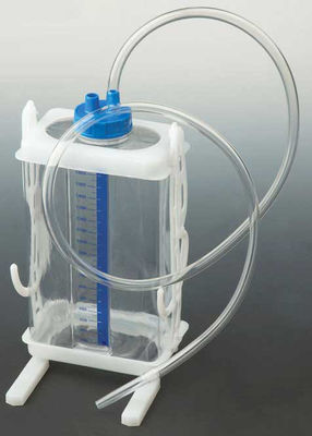 Equipamento de terapia de exame plástico Produtos médicos descartáveis Flasca de drenagem torácica