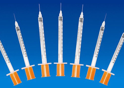 0.5 ml 1 ml Seringas de insulina descartáveis com agulha fixa em blister