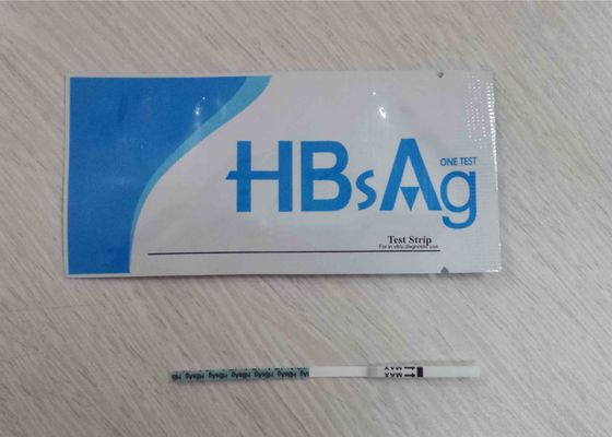 Kit de testes rápidos médicos de alta precisão Hbsag / Hbsab Cassete / tira