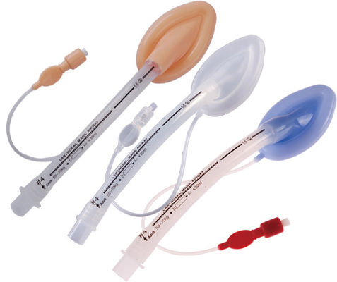 Máscara de garganta reforçada para uso médico descartável com PVC ou silicone