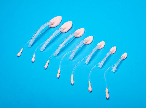 Máscara de garganta reforçada para uso médico descartável com PVC ou silicone