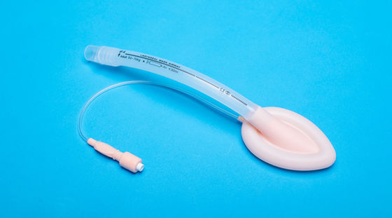 Máscara de garganta reforçada para uso médico descartável com PVC ou silicone