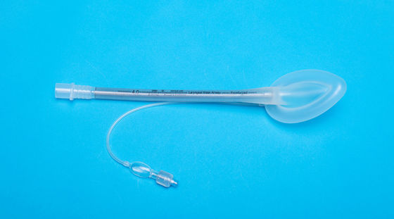 Máscara de garganta reforçada para uso médico descartável com PVC ou silicone