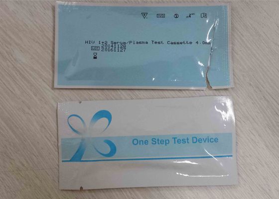 CE ISO13485 marcado HIV 1+2 Rapid Test Kit Serun/Plasma Strip/cassete