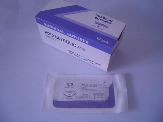 Acido Poliglicólico Absorvível Sutura Equipamento Médico Cirúrgico / Instrumentos