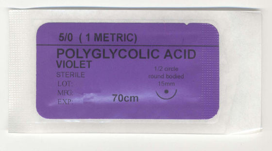 Acido Poliglicólico Absorvível Sutura Equipamento Médico Cirúrgico / Instrumentos
