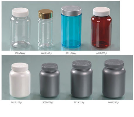 Material de embalagem médico não tóxico PE PET, frasco de plástico medicinal 60ml 100ml 120ml